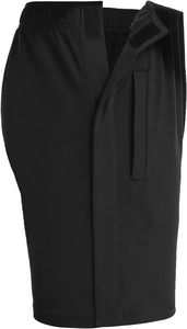 Custom Men's Adaptive Tear-Away Mid Elastic Waist 100% Cotton Canvas 220g Smart Casual Eco-Friendly Breathable Board Shorts - Product Image 3