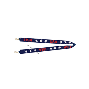 Sangles de sac personnalisées perlées pour le 4 juillet, sangles de sac bandoulière perlées faites à la main, sangles de sac décoratives perlées, sangles de sac à main perlées - Product Image 6