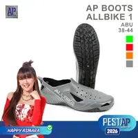 ALLBIKE Abu <b>Waterproof</b> PVC Motorcycle Riding <b>Shoe</b> Cover-Breathable Casual Rain Boots for Men - Product Image 2