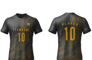 Uniforme de Fútbol Personalizado para Hombre, Conjunto Premium 100% Poliéster, Sublimado, con Rayas, Corte Regular, Cuello Redondo, Manga Corta, Transpirable - Product Image 2
