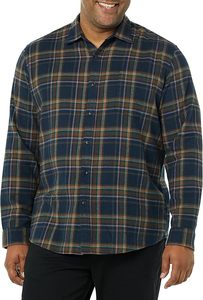 Chemise en flanelle à carreaux pour homme, manches longues, 100 % coton brossé, décontractée, avec poche plaquée simple sur la poitrine, gris clair et noir, vente en gros, ODM - Product Image 4