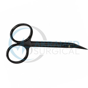 <b>Magic</b> Cut Wilmer Converse TC Supercut Manual Scissors 11cm Angled Tungsten Carbide Microsurgery Surgical Instrument CE - Product Image 1