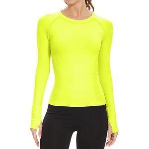 Camiseta de yoga para mujer, ropa deportiva, cómoda, transpirable, adelgazante, a la moda, de alta calidad, talla grande, ropa de gimnasio, camisetas de yoga para mujer - Product Image 1