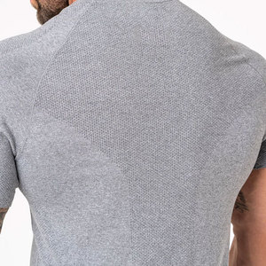 Camiseta Deportiva de Compresión Personalizada, Corte Ajustado, 100% Algodón, Ajuste Musculoso, Alta Calidad, para Entrenamiento, Gimnasio, Ropa Deportiva para Hombre - Product Image 6