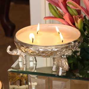 Aluminium Urli Pot for <b>Floating</b> Flowers and Tea Light <b>Candles</b> Home Office Diwali Decoration Items 1.5 L Capacity - Product Image 1