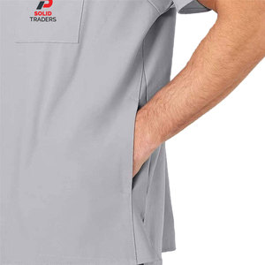 Tenues médicales extensibles Solid Trader pour une mobilité maximale lors de procédures médicales urgentes – Uniforme hospitalier de qualité - Product Image 5