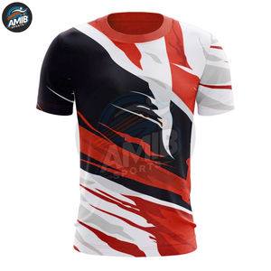 Camisetas de Sublimación de Alta Calidad para Hombre, Más Vendidas, Diseño Nuevo, Tejidas, de Bajo Precio, Camisetas Térmicas de Sublimación - Product Image 2