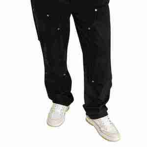 Jeans Personalizados de Moda Urbana, Corte Bajo, Holgados, Cómodos y Elásticos para Hombre - Product Image 3