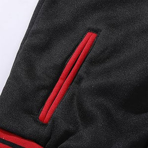 Chaquetas Varsity Reversibles de Forro Polar con Bordado Personalizado, Resistentes al Viento, para Otoño, con Logotipo Frontal, Colores Personalizados, Servicio OEM - Product Image 3