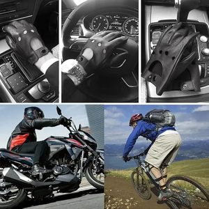 Gants de conduite en cuir non doublés pour hommes avec écran tactile - Product Image 4