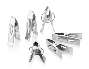 Pinzas para Ropa de Acero Inoxidable RIVER PLAST, Forma Rectangular, Tipo Gancho, Duraderas, Multifuncionales, para Uso en Exteriores - Product Image 3