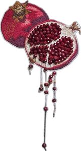 Handmade Embroidery Beaded Brooch Luxury Hand Beaded Fashion <b>Pin</b> for Women Coat Dress <b>Hat</b> Bag Accessories - Product Image 2