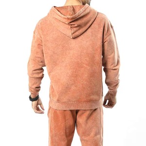 Ensemble de survêtement pour homme de qualité supérieure, coupe classique, séchage rapide, respirant, en coton, ensemble de jogging, service OEM, capuche avec cordon de serrage - Product Image 5