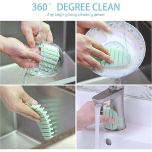 A0716 Spazzole Flessibili per Pulizia Frutta e Verdura, Utensili per Carote, Patate, Ravanelli, Mele Verdi - Product Image 3