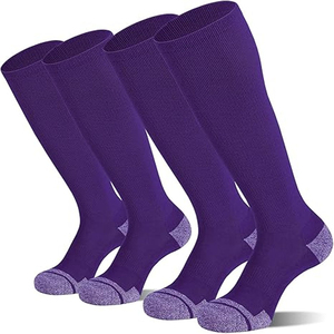 Wholesale Men's Anti Slip Grip Football <b>Socks</b> Custom Embroidery Logo Cotton Sports Soccer <b>Socks</b> Professional Design Silicone - Product Image 1