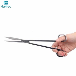 Juego de Herramientas de Acero Inoxidable para Acuarios, Tijeras para el Cuidado de Plantas Acuáticas, Pinzas Rectas y Curvas, Kit para Peceras - Product Image 4