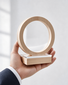 Trofeo de Acrílico Moderno Personalizado con Superficie Pulida y Diseño Independiente para Reconocimiento Elegante de Logros y Hitos - Product Image 6