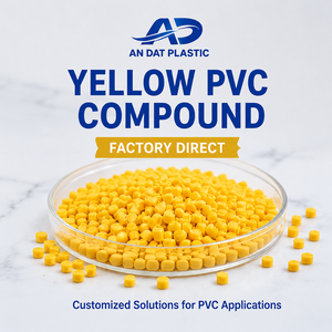 Cost Effective Yellow PVC Granules Model AD K-Y50 for Hose Extrusion Bulk Order Supply Custom Formulation An Dat <b>Plastic</b> - Product Image 1