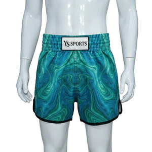 Pantalones Cortos de Muay Thai para Hombre ODM Pro Fighter, Ligeros, de Seda/Satén, Transpirables y de Secado Rápido, con Logotipo Personalizado, para Kickboxing - Product Image 3