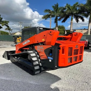 Minicargadora de orugas Kubota SVL75-3 usada, máquina compacta multifuncional hidráulica para trabajos de construcción y agricultura - Product Image 1