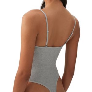 Body Moldeador Sin Costuras para Mujer, Venta al por Mayor Personalizada, Cintura Ajustada, Cuello en V, Sin Mangas, Control de Abdomen - Product Image 4