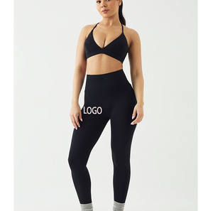 Pantalones de Yoga de Cintura Alta para Mujer, Ropa Deportiva de Spandex/Nylon, Ropa Deportiva Sólida para Gimnasio, Leggings Sexys - Product Image 4