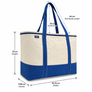 Bolsa Térmica Personalizada de Lona de Algodón de 12oz, Bolsa de Transporte de Alimentos para Picnic, Fabricante OEM ODM de Marca Privada - Product Image 2