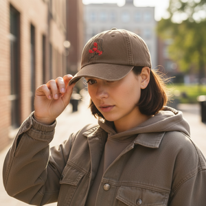 Gorra de Béisbol Casual de Algodón con Bordado de Langosta y Contorno del Estado de Maine, Estilo Vintage Lavado, Gorra Tipo Dad, OEM, Gorra Personalizada - Product Image 6