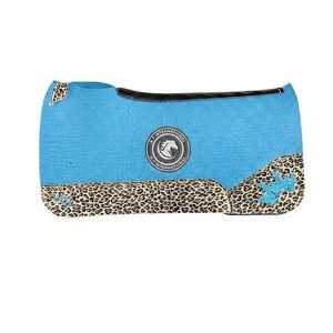 Tapis de selle en feutre de laine mérinos 100% et cuir pour cheval, tapis d'équitation western de qualité supérieure par des fournisseurs de confiance - Product Image 1