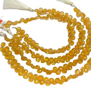 Qualité supérieure Fanta Tourmaline à facettes en forme de coeur Briolette, pierre précieuse naturelle pour bijoux - Product Image 1