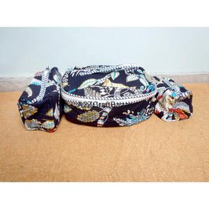 กระเป๋าเครื่องสำอางแบบซิป ผ้าฝ้ายรักษ์โลก ทนทาน น้ำหนักเบา ใช้ซ้ำได้ ลายพิมพ์สัตว์สไตล์โบฮีเมียน ชุดกระเป๋าเดินทาง - Product Image 1