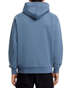 Sweat-shirt à capuche oversize en coton tricoté respirant pour enfants, collection printemps-automne, couleur unie, pour bébé garçon - Product Image 4