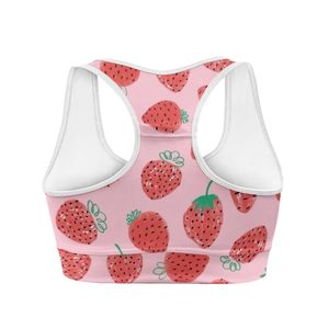 Soutien-gorge de sport respirant et écologique pour femme, à fort impact, dos croisé, anti-bactérien, par sublimation - Product Image 5