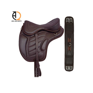 <b>Soft</b> Saddle Leather Horse Riding Training Saddle - Product Image 4