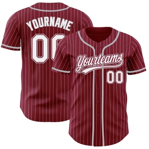 Vente en gros de maillots de baseball authentiques OMMIZ INDUSTRY personnalisés bleu marine-gris, best-sellers - Product Image 5