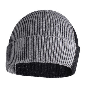 Outdoor ready jacquard knit beanie hat soft durable fabric stretchable fit comfortable <b>winter</b> <b>cap</b> for men and women for travel - Product Image 3
