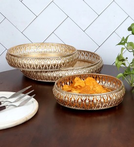 Elegant Metal Serving <b>Tray</b> Smooth Finish <b>Tray</b> for Coffee <b>Table</b> Decor and Hotel Restaurant Use Classic Metal <b>Tray</b> Durable - Product Image 1