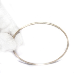 Vente en gros de bracelets fins ronds polis en argent sterling 925 massif, bijoux fins Memoria Jewels - Product Image 4