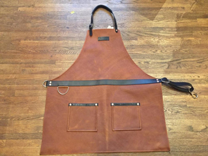 ผ้ากันเปื้อนผ้าไหมแท้ 100% ลายปั๊มนูน ผ้าถัก สำหรับผู้ชาย ใช้ในร้านอาหารและบาร์ - Product Image 4