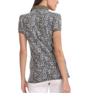 T-shirt à manches courtes pour femme, nouveau design estival, dernière tendance, couleur personnalisée, 100% coton, tissu en toile respirant pour femme - Product Image 3