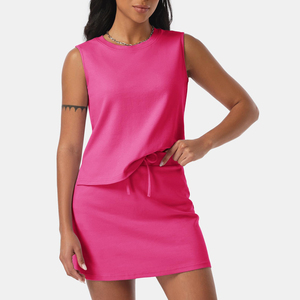 ชุดเสื้อกล้ามและกางเกงขาสั้นสำหรับเล่นพิคเคิลบอลน้ำหนักเบาพิเศษสำหรับผู้หญิง ชุดฤดูร้อนพร้อมเล่นพิคเคิลบอลสำหรับผู้หญิง เสื้อกล้ามสำหรับผู้หญิง - Product Image 1