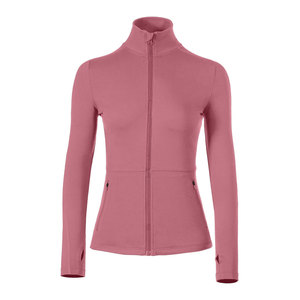 Gym Wear High Performance Breathable Quick Dry Full Zip <b>Workout</b> Regular Fit Women Gym <b>Jackets</b> Running & Fitness Use - Product Image 1