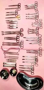 Juego de 50 Instrumentos de Laparotomía para Cirugía General de Azicon, Kit de Herramientas para Exploración Abdominal, Pinzas Hemostáticas para Tejido - Product Image 5