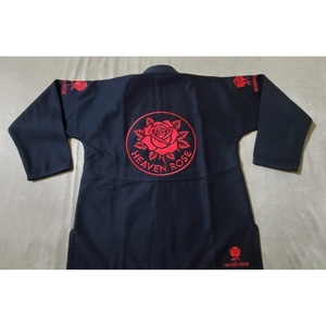 OEM Custom Embroidered BJJ Gi Suit Lightweight Competition Brazilian Jiu Jitsu Uniform Wholesale MOQ Pearl Weave Martial Arts - Product Image 2