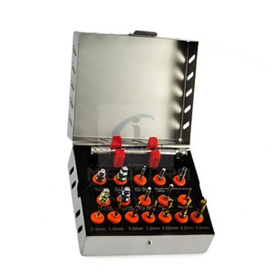 Kit de forets et tournevis chirurgicaux dentaires manuels pour la chirurgie implantaire orale, instruments dentaires certifiés CE Classe II, garantie 1 an OE - Product Image 6