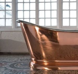 <b>Bath</b> Tub Free Standing Skirted Base Double Slipper Antique Handmade Modern Antique Handmade Modern Design Bathroom Copper - Product Image 4