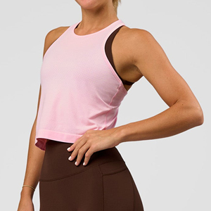 Camiseta sin Mangas para Mujer de Color Sólido con Diseño Único, Camiseta sin Mangas para Mujer con Logotipo Personalizado, Camiseta sin Mangas para Mujer en Oferta - Product Image 4