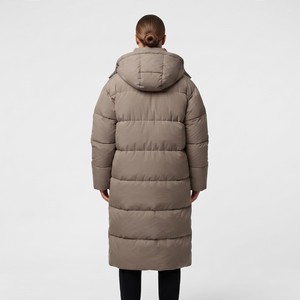 Chaqueta Larga de Invierno para Mujer, Acolchada, con Capucha, Resistente al Viento, Abrigo Cálido para Invierno, Ropa de Exterior, Venta al por Mayor, Logotipo Personalizado - Product Image 3