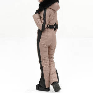 Mono de Esquí para Mujer, Tallas Grandes, Impermeable, Cortavientos, con Estampado Personalizado y Colores en Contraste, Ropa de Esquí y Snowboard para Exteriores - Product Image 4