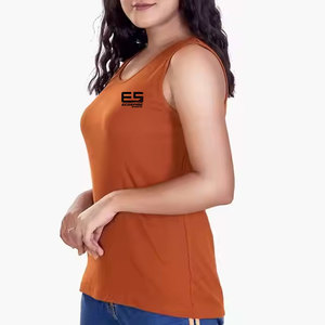 เสื้อกล้ามผู้หญิง ผลิตในปากีสถาน ขายจากโรงงาน ผ้าฝ้าย 100% ระบายอากาศ แห้งเร็ว ปรับแต่งได้ ขายดี สินค้ามาใหม่ สำหรับขายออนไลน์ - Product Image 4